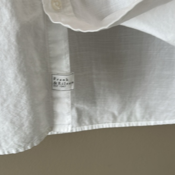 Frank & Eileen White Eileen Oversized Shirt small - Picture 5 of 5